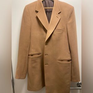 High Quality Men Overcoat (light Brown)